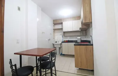 Apartamento com 1 quarto à venda na rua atílio bório, 139, cristo rei, curitiba, 31 m2 por r$ 220.000