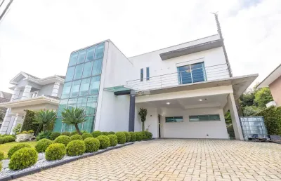 Casa em condomínio fechado com 5 quartos à venda na rua vereador ângelo burbello, 2591, umbará, curitiba, 470 m2 por r$ 2.870.000