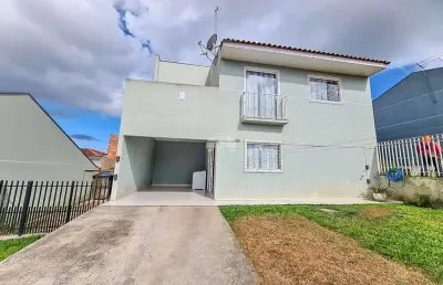 Casa em condomínio fechado com 3 quartos à venda na rua presidente faria, 1317, colônia faria, colombo, 119 m2 por r$ 385.000