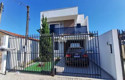 Casa com 3 quartos à venda na rua groenlândia, 28, campo pequeno, colombo, 170 m2 por r$ 750.000