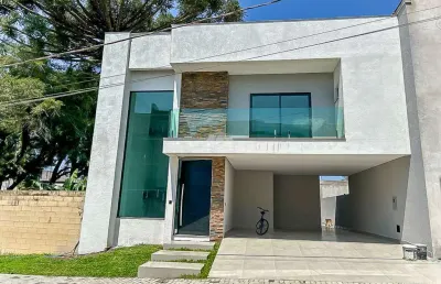 Casa em condomínio fechado com 3 quartos à venda na rua raphael francisco greca, 17, são gabriel, colombo, 223 m2 por r$ 1.350.000
