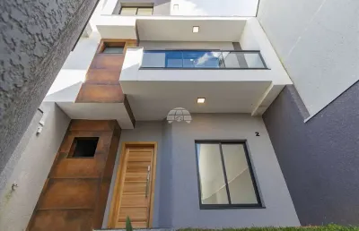 Casa em condomínio fechado com 3 quartos à venda na rua padre manuel da nóbrega, 718, fanny, curitiba, 159 m2 por r$ 920.000