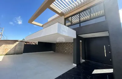Casa em condomínio fechado com 3 quartos à venda na avenida prefeito moacir júlio silvestri, 5479, jardim das américas, guarapuava, 274 m2 por r$ 1.920.000