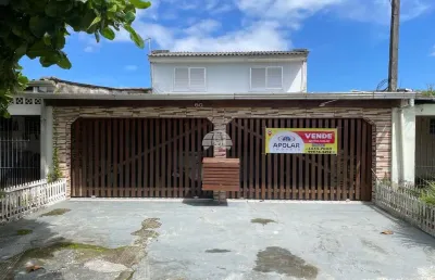 Casa com 4 quartos à venda na rua prefeito miguel jamur, 60, mirim, guaratuba, 200 m2 por r$ 330.000