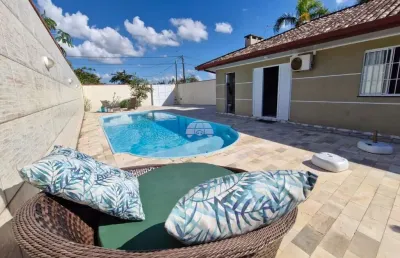 Casa com 4 quartos à venda na avenida alvorada do sul, 489, coroados, guaratuba, 271 m2 por r$ 699.000
