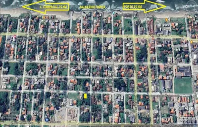 Terreno à venda na rua maria de lourdes sanches, 768, centro, itapoá por r$ 280.000
