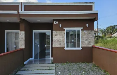 Casa com 3 quartos à venda na rua 450, 820, volta ao mundo, itapoá, 90 m2 por r$ 390.000