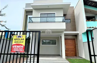 Casa com 3 quartos à venda na rua nossa senhora aparecida, 341, cambijú, itapoá, 103 m2 por r$ 539.000