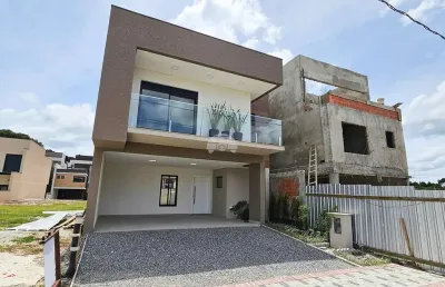 Casa em condomínio fechado com 3 quartos à venda na rua manoel martins, 905, costeira, são josé dos pinhais, 139 m2 por r$ 935.000
