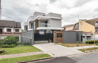 Casa em condomínio fechado com 3 quartos à venda na rua miguel abrão, 357, portão, curitiba, 179 m2 por r$ 1.299.000
