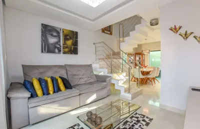 Casa com 3 quartos à venda na rua ana berta roskamp, 750, jardim das américas, curitiba, 136 m2 por r$ 1.220.000
