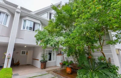 Casa em condomínio fechado com 4 quartos à venda na rua bandeirantes dias cortes, 201, jardim social, curitiba, 176 m2 por r$ 1.200.000