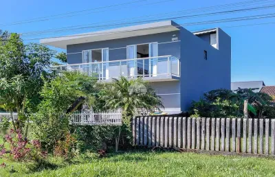 Casa com 5 quartos à venda na rua tamandaré, 1015, shangri-lá, pontal do paraná, 170 m2 por r$ 735.000