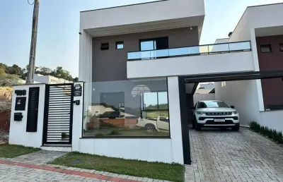 Casa com 3 quartos à venda na rua geraldo veronese, 488, são francisco, pato branco, 128 m2 por r$ 990.000