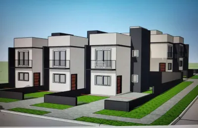 Casa com 3 quartos à venda na rua papa joão xxiii, 490, alvorada, pato branco, 79 m2 por r$ 295.000