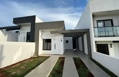 Casa com 2 quartos à venda na rua rafael pegoraro rosa, 35, fraron, pato branco, 87 m2 por r$ 410.000