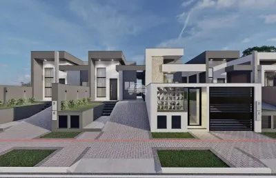 Casa com 2 quartos à venda na rua martin afonso de souza, 00, fraron, pato branco, 66 m2 por r$ 360.000