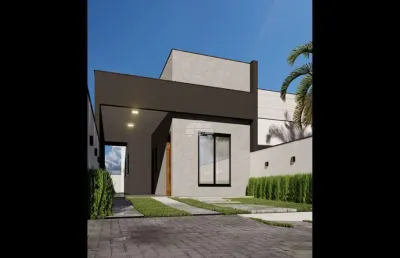 Casa com 3 quartos à venda na rua vereador ivo luiz fantinel, 00, fraron, pato branco, 90 m2 por r$ 360.000