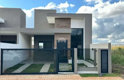 Casa com 3 quartos à venda na rua olivo zanella, 00, fraron, pato branco, 107 m2 por r$ 520.000