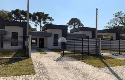 Casa com 3 quartos à venda na rua antônio chemin, 367, roça grande, colombo, 61 m2 por r$ 380.000