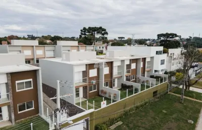 Casa em condomínio fechado com 3 quartos à venda na avenida desembargador hugo simas, 1053, bom retiro, curitiba, 117 m2 por r$ 1.149.000