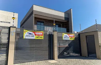 Casa em condomínio fechado com 3 quartos à venda na rua ernesto kugler, 146, maria antonieta, pinhais, 184 m2 por r$ 870.000