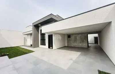 Casa com 3 quartos à venda na rua marechal deodoro da fonseca, 1053, planta araçatuba, piraquara, 174 m2 por r$ 1.195.000