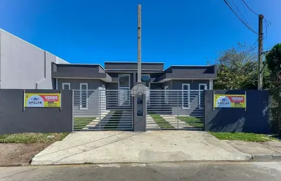 Casa com 3 quartos à venda na travessa sócrates, 108, jardim campo alto, colombo, 53 m2 por r$ 395.000