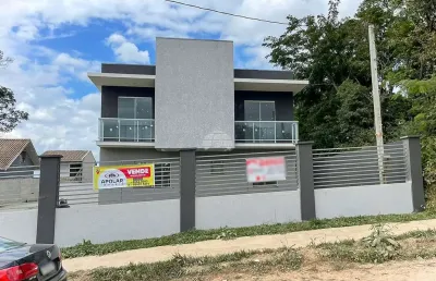 Casa em condomínio fechado com 3 quartos à venda na rua do jacarandá, 144, parque do embu, colombo, 92 m2 por r$ 449.000