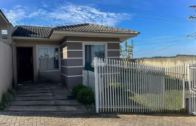 Casa em condomínio fechado com 3 quartos à venda na rua pontes de miranda, 285, centro, colombo, 57 m2 por r$ 319.000