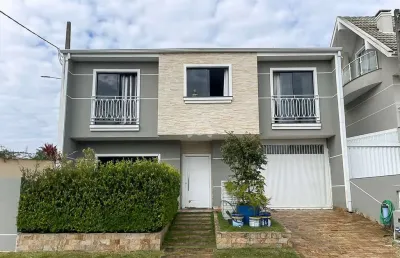 Casa em condomínio fechado com 4 quartos à venda na rua luíz gulin, 285, roça grande, colombo, 120 m2 por r$ 680.000