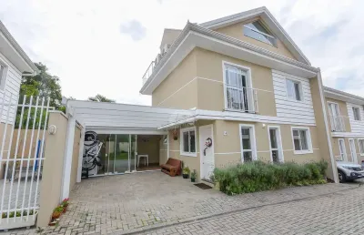 Casa em condomínio fechado com 3 quartos à venda na rua máximo joão kopp, 696, santa cândida, curitiba, 178 m2 por r$ 820.000