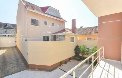 Casa em condomínio fechado com 3 quartos à venda na rua irene túlio, 341, santa felicidade, curitiba, 203 m2 por r$ 799.000