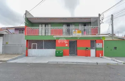 Casa com 3 quartos à venda na rua cidade de xaxim, 639, sítio cercado, curitiba, 129 m2 por r$ 600.000