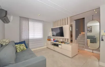Casa em condomínio fechado com 3 quartos à venda na rua ana aparecida lopos canet, 88, xaxim, curitiba, 121 m2 por r$ 850.000