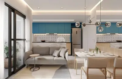 Apartamento com 2 quartos à venda na rodovia joão leopoldo jacomel, 12887, estância pinhais, pinhais, 53 m2 por r$ 473.900