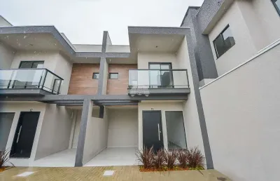 Casa em condomínio fechado com 3 quartos à venda na rua humberto zanato, 25, capão raso, curitiba, 79 m2 por r$ 540.000