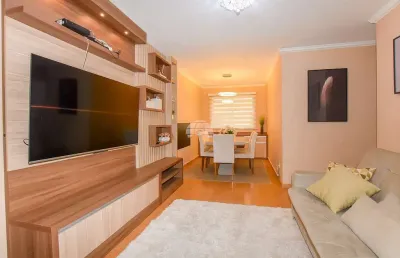 Apartamento com 3 quartos à venda na rua pedro américo, 175, novo mundo, curitiba, 59 m2 por r$ 450.000