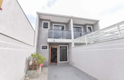 Casa com 2 quartos à venda na rua janis falgatter roth, 410, sítio cercado, curitiba, 80 m2 por r$ 440.000