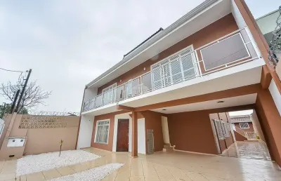 Casa com 4 quartos à venda na rua theóphilo mansur, 597, novo mundo, curitiba, 354 m2 por r$ 1.598.000