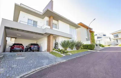 Casa em condomínio fechado com 4 quartos à venda na rua pedro skora, 4, tingui, curitiba, 329 m2 por r$ 3.800.000