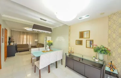 Casa em condomínio fechado com 3 quartos à venda na rua doutor joão de paula moura brito, 593, uberaba, curitiba, 141 m2 por r$ 650.000