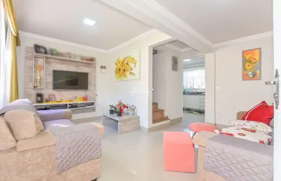 Casa com 3 quartos à venda na rua henrique mehl, 51, uberaba, curitiba, 124 m2 por r$ 470.000