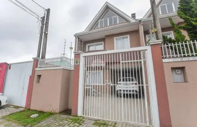 Casa com 3 quartos à venda na rua eurides maciel de almeida, 288, uberaba, curitiba, 153 m2 por r$ 600.000