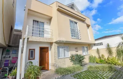 Casa em condomínio fechado com 3 quartos à venda na rua diniz joaquim geremias, 111, uberaba, curitiba, 135 m2 por r$ 450.000