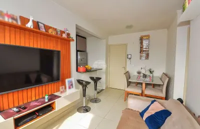 Apartamento com 2 quartos à venda na rodovia br-116, 17844, pinheirinho, curitiba, 48 m2 por r$ 320.000