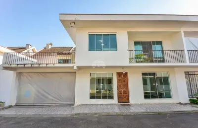 Casa em condomínio fechado com 3 quartos à venda na rua isaías régis de miranda, 2627, hauer, curitiba, 111 m2 por r$ 499.000