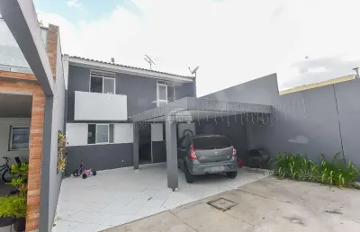 Casa em condomínio fechado com 3 quartos à venda na rua maceió, 1923, cajuru, curitiba, 82 m2 por r$ 375.000