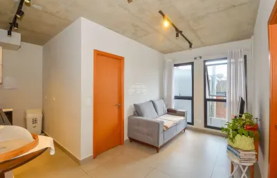 Apartamento com 2 quartos à venda na rua trajano reis, 500, centro, curitiba, 41 m2 por r$ 479.000