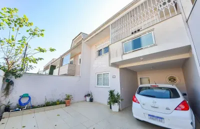 Casa em condomínio fechado com 3 quartos à venda na rua hermínia zanetti, 403, xaxim, curitiba, 116 m2 por r$ 590.000